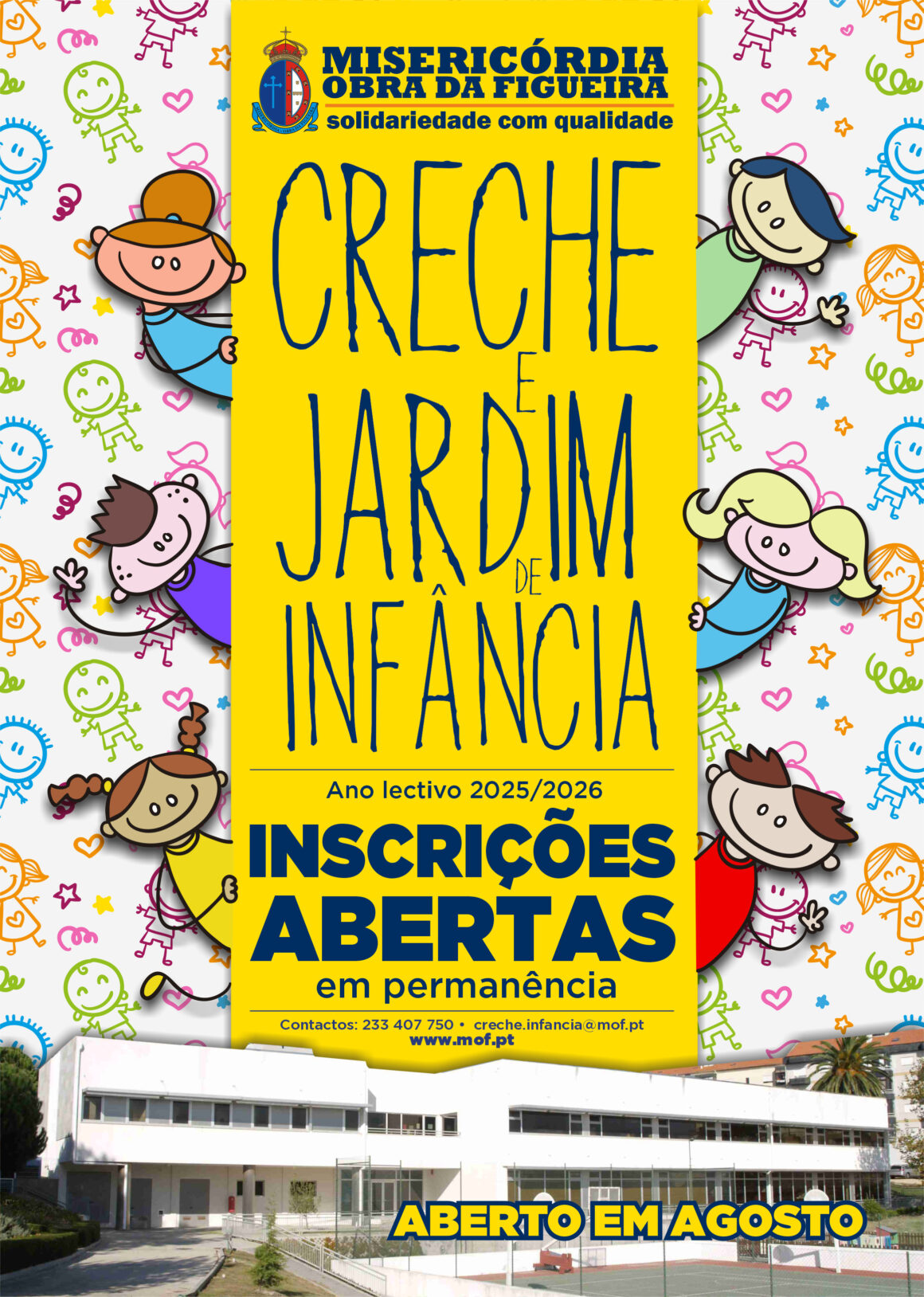 Creche e Jardim de Infância – Encerramento das Inscrições para o próximo Ano Lectivo